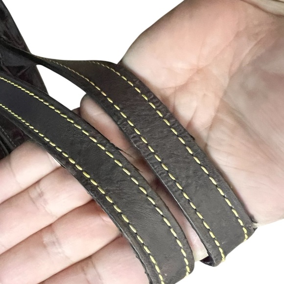 Dooney & Bourke Red Croc-Embossed Shoulder Bag - Picture 5 of 10